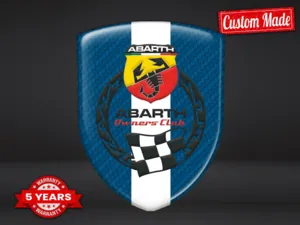 Fiat Abarth Adesivo Silicone Custom Lusso Veicoli Eleganti